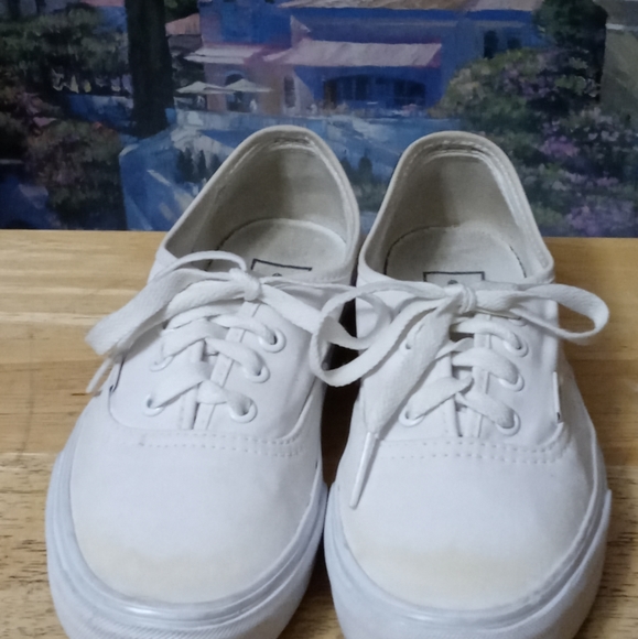 🇺🇸🏬VANS AUTHENTIC WHITE 2.0🏫📬ORIGINAL CLASSIC OLD SCHOOL.🐿LIKE 🆕 NEW! - Picture 10 of 15
